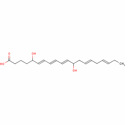 白[細胞]三烯 b5結(jié)構(gòu)式_80445-66-5結(jié)構(gòu)式