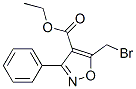 4-Isoxazolecarboxylicacid,5-(bromomethyl)-3-phenyl-,ethylester(9ci)Structure,80728-13-8Structure 4-Isoxazolecarboxylicacid,5-(bromomethyl)-3-phenyl-,ethylester(9ci) Structure,80728-13-8Structure