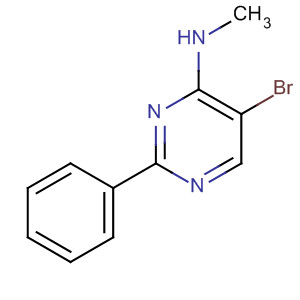 5-Bromo-n-methyl-2-phenylpyrimidin-4-amineStructure,823796-09-4Structure 5-Bromo-n-methyl-2-phenylpyrimidin-4-amine Structure,823796-09-4Structure