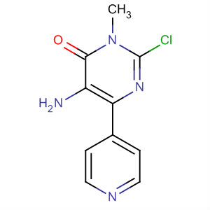 5-Amino-2-chloro-3-methyl-6-(4-pyridinyl)-4(3h)-pyrimidinoneStructure,831231-67-5Structure 5-Amino-2-chloro-3-methyl-6-(4-pyridinyl)-4(3h)-pyrimidinone Structure,831231-67-5Structure