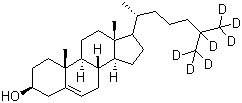 膽固醇-D7結(jié)構(gòu)式_83199-47-7結(jié)構(gòu)式