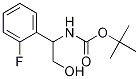 1-(2-Fluoro-phenyl)-2-hydroxy-ethyl-carbamic acid tert-butyl esterStructure,847686-72-0Structure 1-(2-Fluoro-phenyl)-2-hydroxy-ethyl-carbamic acid tert-butyl ester Structure,847686-72-0Structure