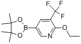 2-乙氧基-5-(4,4,5,5-四甲基-1,3,2-二噁硼烷-2-基)-3-(三氟甲基)-吡啶結構式_849934-84-5結構式