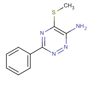 1,2,4-Triazin-6-amine, 5-(methylthio)-3-phenyl-Structure,86958-23-8Structure 1,2,4-Triazin-6-amine, 5-(methylthio)-3-phenyl- Structure,86958-23-8Structure