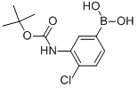 3-(T-Butoxycarbonylamino)-4-chlorophenylboronic acidStructure,871329-57-6Structure 3-(T-Butoxycarbonylamino)-4-chlorophenylboronic acid Structure,871329-57-6Structure