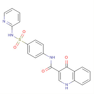 4-氧代-n-[4-(2-吡啶磺?；?苯基]-1H-喹啉-3-羧酰胺結(jié)構(gòu)式_873050-38-5結(jié)構(gòu)式