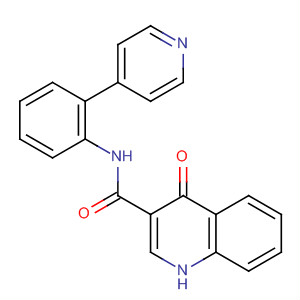 4-氧代-n-[2-(4-吡啶)苯基]-1H-喹啉-3-羧酰胺結(jié)構(gòu)式_873050-87-4結(jié)構(gòu)式