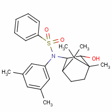 (1R,2s,3r)-(+)-3-[n-(苯磺酰基)-n-(3,5-二甲基苯基)氨基]-2-龍腦結(jié)構(gòu)式_87420-26-6結(jié)構(gòu)式