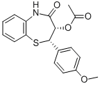 (2S-順式)-3-(乙?；趸?-2,3-二氫-2-(4-甲氧基苯基)-1,5-苯并噻嗪革-4(5h)-酮結(jié)構(gòu)式_87447-47-0結(jié)構(gòu)式