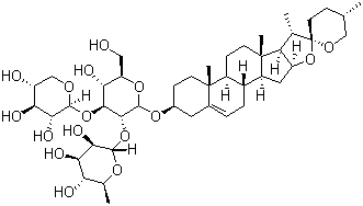 短葶山麥冬皂苷C結(jié)構(gòu)式_87480-46-4結(jié)構(gòu)式