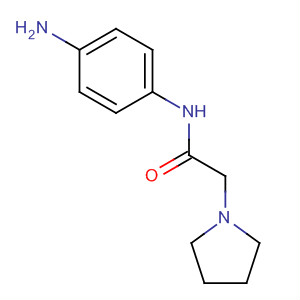 N-(4-aminophenyl)-2-(pyrrolidin-1-yl)acetamideStructure,875923-90-3Structure N-(4-aminophenyl)-2-(pyrrolidin-1-yl)acetamide Structure,875923-90-3Structure