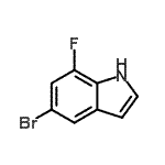 5-Bromo-7-fluoroindole Structure,883500-73-0Structure