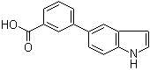 3-(1H-吲哚-5-基)苯甲酸結(jié)構(gòu)式_886363-16-2結(jié)構(gòu)式