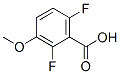 2,6-Difluoro-3-methoxybenzoic acidStructure,886498-30-2Structure 2,6-Difluoro-3-methoxybenzoic acid Structure,886498-30-2Structure