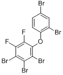 5,6-Difluoro-2,2,3,4,4-pentabromodiphenyl ether (2,2,3,4,4-pentabromo-5,6-difluorodiphenyl ether)Structure,886748-33-0Structure 5,6-Difluoro-2,2,3,4,4-pentabromodiphenyl ether (2,2,3,4,4-pentabromo-5,6-difluorodiphenyl ether) Structure,886748-33-0Structure