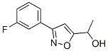 5(1-Hydroxyethyl)-3(3-fluorophenyl)-isoxazoleStructure,889938-98-1Structure 5(1-Hydroxyethyl)-3(3-fluorophenyl)-isoxazole Structure,889938-98-1Structure