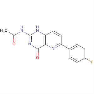 2-Acetamido-6-(4-fluorophenyl)-pyrido[3,2-d]pyrimidin-4(3h)-one Structure,897361-25-0Structure
