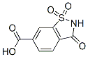 3-氧代-2,3-二氯-1,2-苯異硫唑-6-羧酸 1,1-二氧化物結構式_90779-46-7結構式