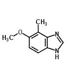 (9ci)-5-甲氧基-4-甲基-1H-苯并咪唑結構式_90868-11-4結構式