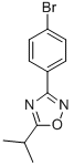 3-(4-Bromophenyl)-5-isopropyl-1,2,4-oxadiazoleStructure,917562-24-4Structure 3-(4-Bromophenyl)-5-isopropyl-1,2,4-oxadiazole Structure,917562-24-4Structure