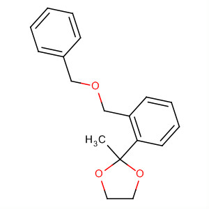 2-(2-(Benzyloxymethyl)phenyl)-2-methyl-1,3-dioxolaneStructure,917957-65-4Structure 2-(2-(Benzyloxymethyl)phenyl)-2-methyl-1,3-dioxolane Structure,917957-65-4Structure