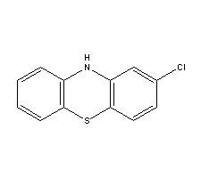 2-氯吩噻嗪結(jié)構(gòu)式_92-39-7結(jié)構(gòu)式
