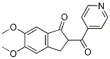 2-異煙?；?5,6-二甲氧基-2,3-二氫-1H-茚-1-酮結(jié)構(gòu)式_923571-15-7結(jié)構(gòu)式