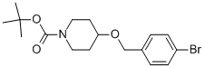 Tert-butyl 4-(4-bromobenzyloxy)piperidine-1-carboxylate Structure,930111-10-7Structure
