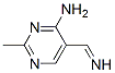 4-Pyrimidinamine, 5-(iminomethyl)-2-methyl-(9ci)Structure,93588-20-6Structure 4-Pyrimidinamine, 5-(iminomethyl)-2-methyl-(9ci) Structure,93588-20-6Structure
