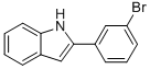 2-(3-溴苯基)-1H-吲哚結(jié)構(gòu)式_93716-78-0結(jié)構(gòu)式