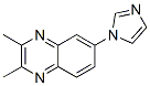 6-(1H-咪唑-1-基)-2,3-二甲基-喹噁啉結(jié)構(gòu)式_941283-14-3結(jié)構(gòu)式