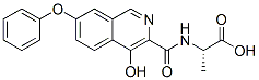 L-alanine, n-[(4-hydroxy-7-phenoxy-3-isoquinolinyl)carbonyl]- Structure,947516-55-4Structure