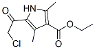 5-(2-Chloro-acetyl)-2,4-dimethyl-1h-pyrrole-3-carboxylic acid ethyl esterStructure,950-86-7Structure 5-(2-Chloro-acetyl)-2,4-dimethyl-1h-pyrrole-3-carboxylic acid ethyl ester Structure,950-86-7Structure