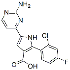 1H-pyrrole-3-carboxylic acid, 5-(2-amino-4-pyrimidinyl)-2-(2-chloro-4-fluorophenyl)- Structure,951784-11-5Structure