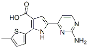 1H-pyrrole-3-carboxylic acid, 5-(2-amino-4-pyrimidinyl)-2-(5-methyl-2-thienyl)-Structure,951784-27-3Structure 1H-pyrrole-3-carboxylic acid, 5-(2-amino-4-pyrimidinyl)-2-(5-methyl-2-thienyl)- Structure,951784-27-3Structure