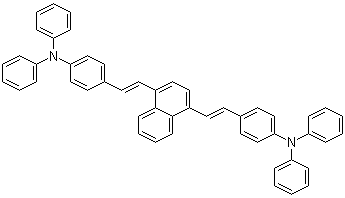 4,4-((1E,1e)-萘-1,4-二基雙(乙烯-2,1-二基))雙(N,N-二苯基苯胺)結(jié)構(gòu)式_952065-58-6結(jié)構(gòu)式