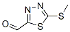 1,3,4-Thiadiazole-2-carboxaldehyde, 5-(methylthio)-Structure,95453-60-4Structure 1,3,4-Thiadiazole-2-carboxaldehyde, 5-(methylthio)- Structure,95453-60-4Structure