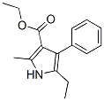 1H-pyrrole-3-carboxylicacid,5-ethyl-2-methyl-4-phenyl-,ethylester(9ci) Structure,95838-62-3Structure