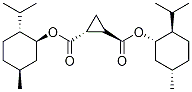 (1S,2s)-雙((1r,2s,5r)-2-異丙基-5-甲基環(huán)己基) 環(huán)丙烷-1,2-二羧酸結(jié)構(gòu)式_96149-00-7結(jié)構(gòu)式