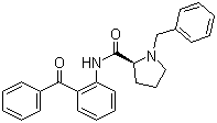 (S)-2- [N-(N-芐基脯氨酰)氨基]二苯甲酮結構式_96293-17-3結構式