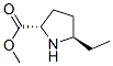Proline, 5-ethyl-, methyl ester, trans-(9ci)Structure,97465-32-2Structure Proline, 5-ethyl-, methyl ester, trans-(9ci) Structure,97465-32-2Structure