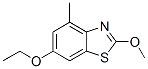 (9ci)-6-乙氧基-2-甲氧基-4-甲基-苯并噻唑結(jié)構(gòu)式_99161-63-4結(jié)構(gòu)式