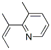Pyridine, 3-methyl-2-(1-methyl-1-propenyl)-, (z)-(9ci)Structure,99747-48-5Structure Pyridine, 3-methyl-2-(1-methyl-1-propenyl)-, (z)-(9ci) Structure,99747-48-5Structure