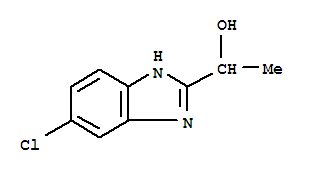 1H-benzimidazole-2-methanol,5-chloro-alpha-methyl-(9ci) Structure,20033-96-9Structure