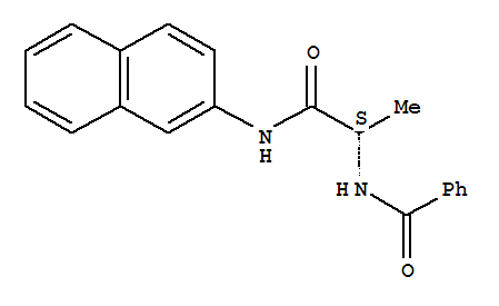 N-[(1s)-1-methyl-2-(2-naphthalenylamino)-2-oxoethyl]-benzamide Structure,201988-47-8Structure