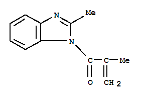 (9ci)-2-甲基-1-(2-甲基-1-氧代-2-丙烯基)-1H-苯并咪唑結(jié)構(gòu)式_204569-53-9結(jié)構(gòu)式