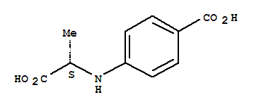 (9ci)-4-[[(1s)-1-羧基乙基]氨基]-苯甲酸結(jié)構(gòu)式_207452-94-6結(jié)構(gòu)式