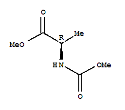(9ci)-n-(甲氧基羰基)-D-丙氨酸甲酯結構式_208453-80-9結構式
