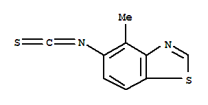(9ci)-5-異硫代氰?；?4-甲基-苯并噻唑結(jié)構(gòu)式_208458-48-4結(jié)構(gòu)式