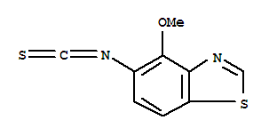 (9ci)-5-異硫代氰?；?4-甲氧基-苯并噻唑結(jié)構(gòu)式_208458-63-3結(jié)構(gòu)式